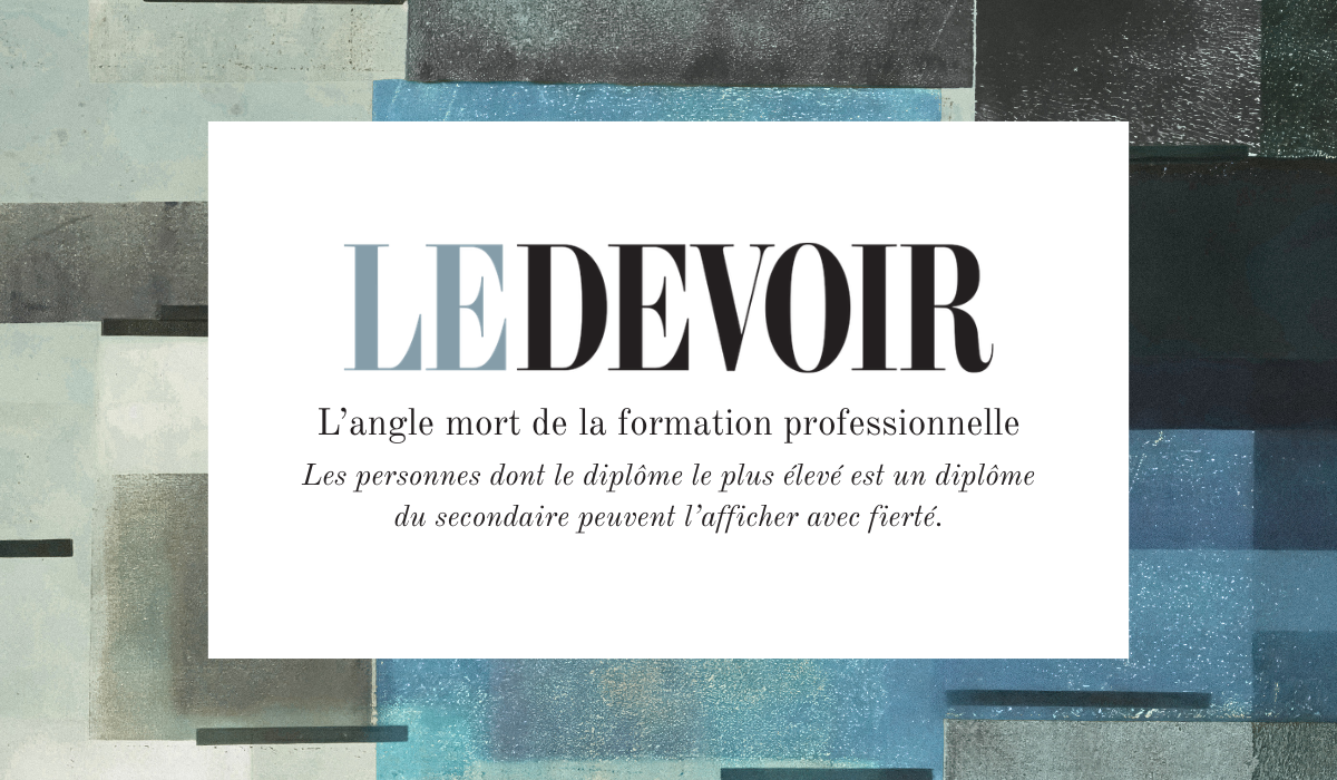 L’angle mort de la formation professionnelle. - CERTA